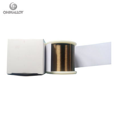 Enameled Ni80Cr20 Wire 0.015mm with Good Insulation Performance and High Resistivity for Heating Elements