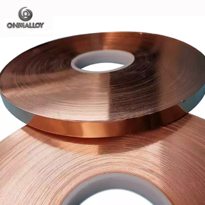 0.2 X 305mm C1100 C19400 99.9% Pure Copper Tape For Switches And Relays