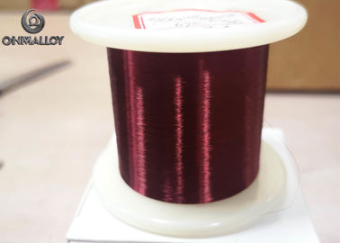 Coated Ultra Thin Wire CuNi44 Constantan 0.03mm Enameled 200 Degree Celsius 696 Ohm / Meter